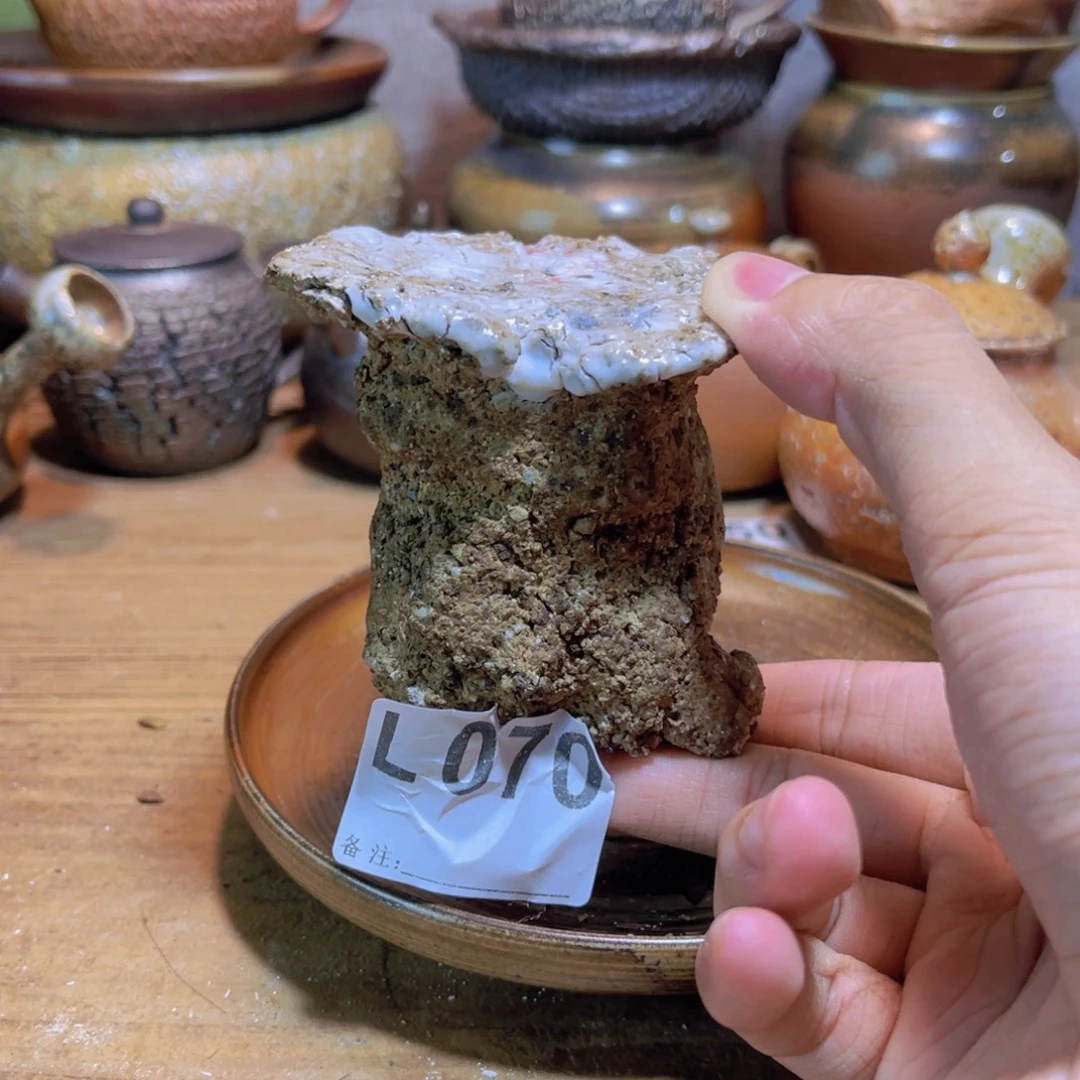 纯手工制作工艺（柴烧）裸烧纯手工制作柴烧070