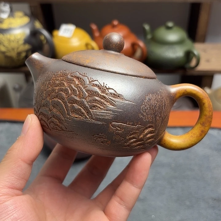 茶壶紫砂紫砂微瑕
