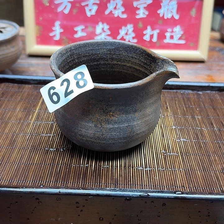纯手工制作粗陶茶具