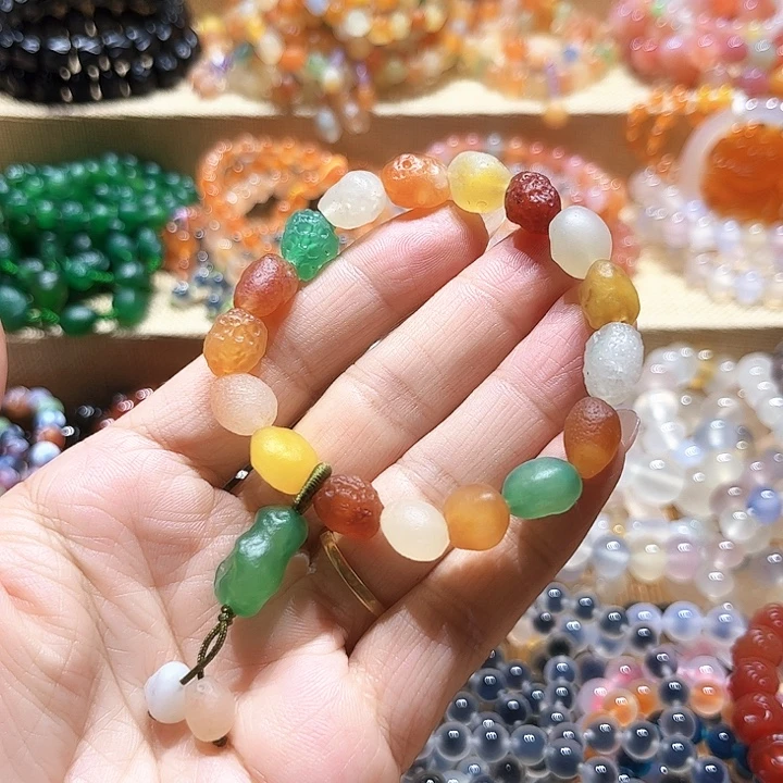 玛瑙/玉髓未镶嵌手链