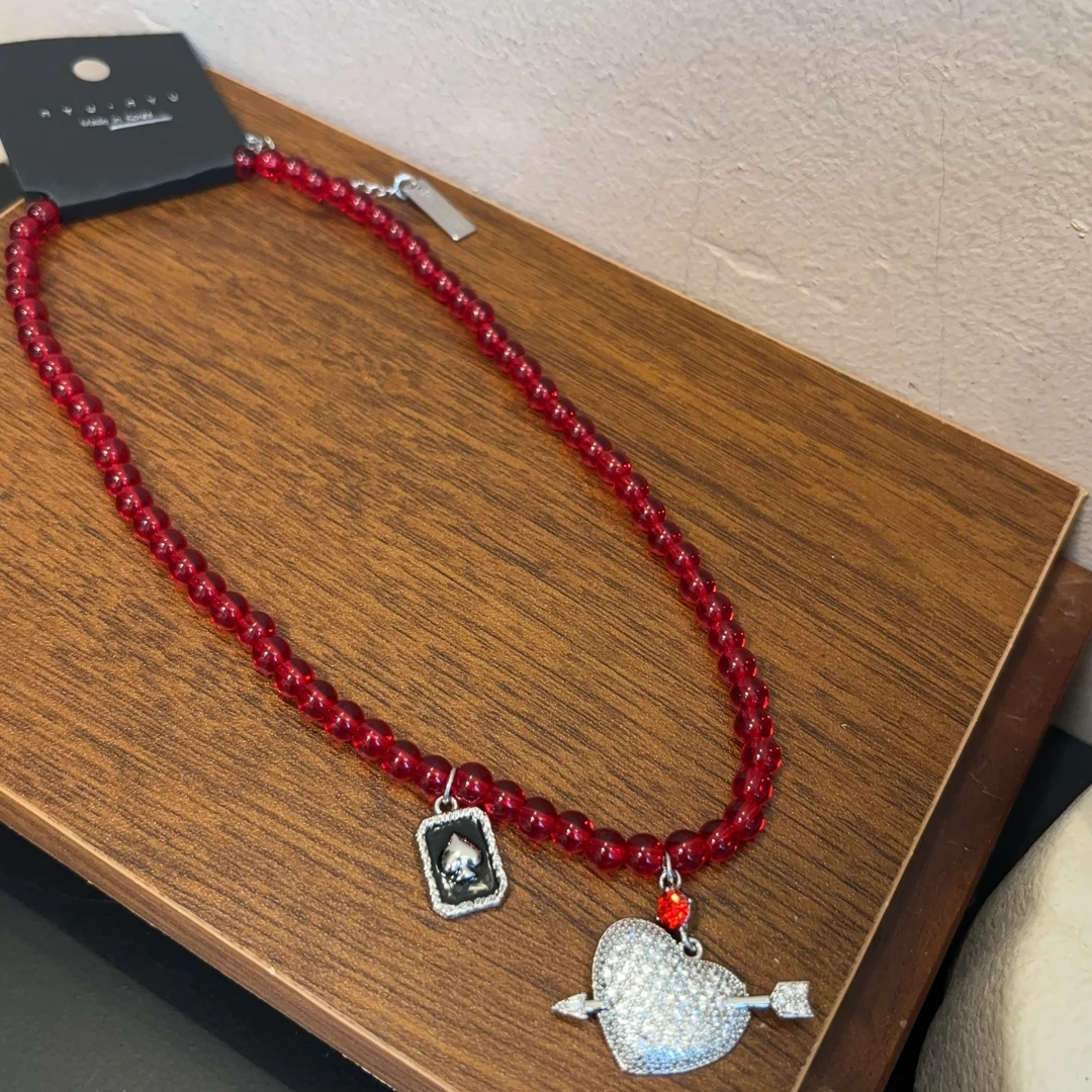 合金项链 设计款爱心项链X400