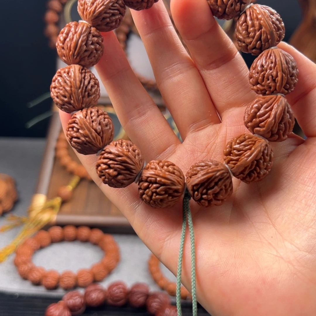 桃核手串20刺龙元宝