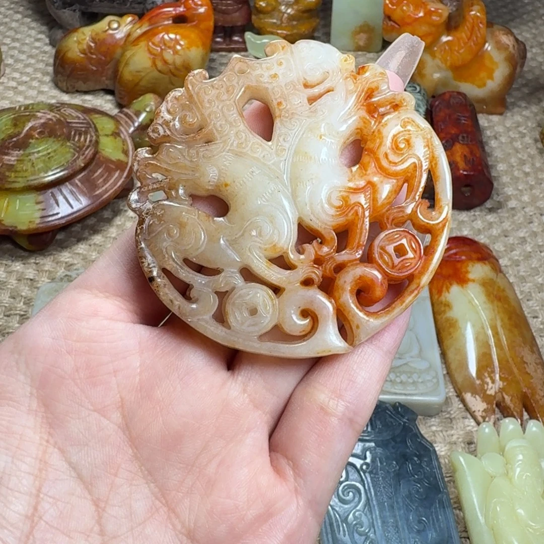 白玉菩提吊坠挂件