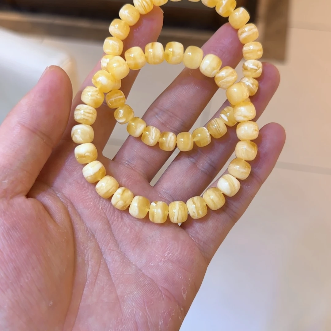 未镶嵌琥珀手链蜜蜡