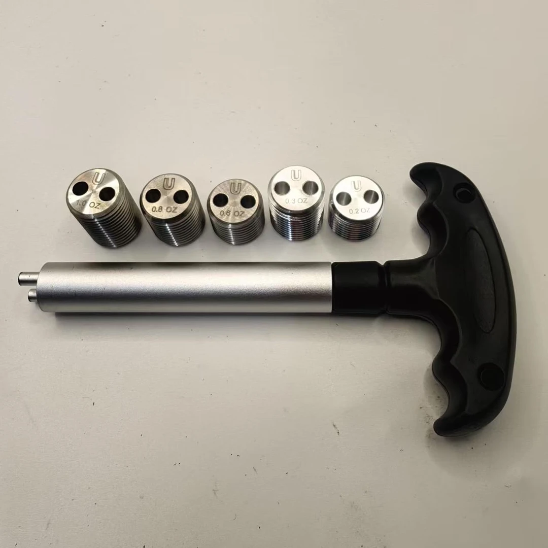 美洲豹台球杆配重铁正品美洲豹bkr系列通用扳手多重量螺丝铁套装