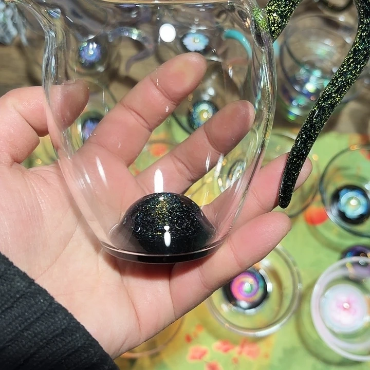 无盖款高硼硅玻璃怡然黑星空