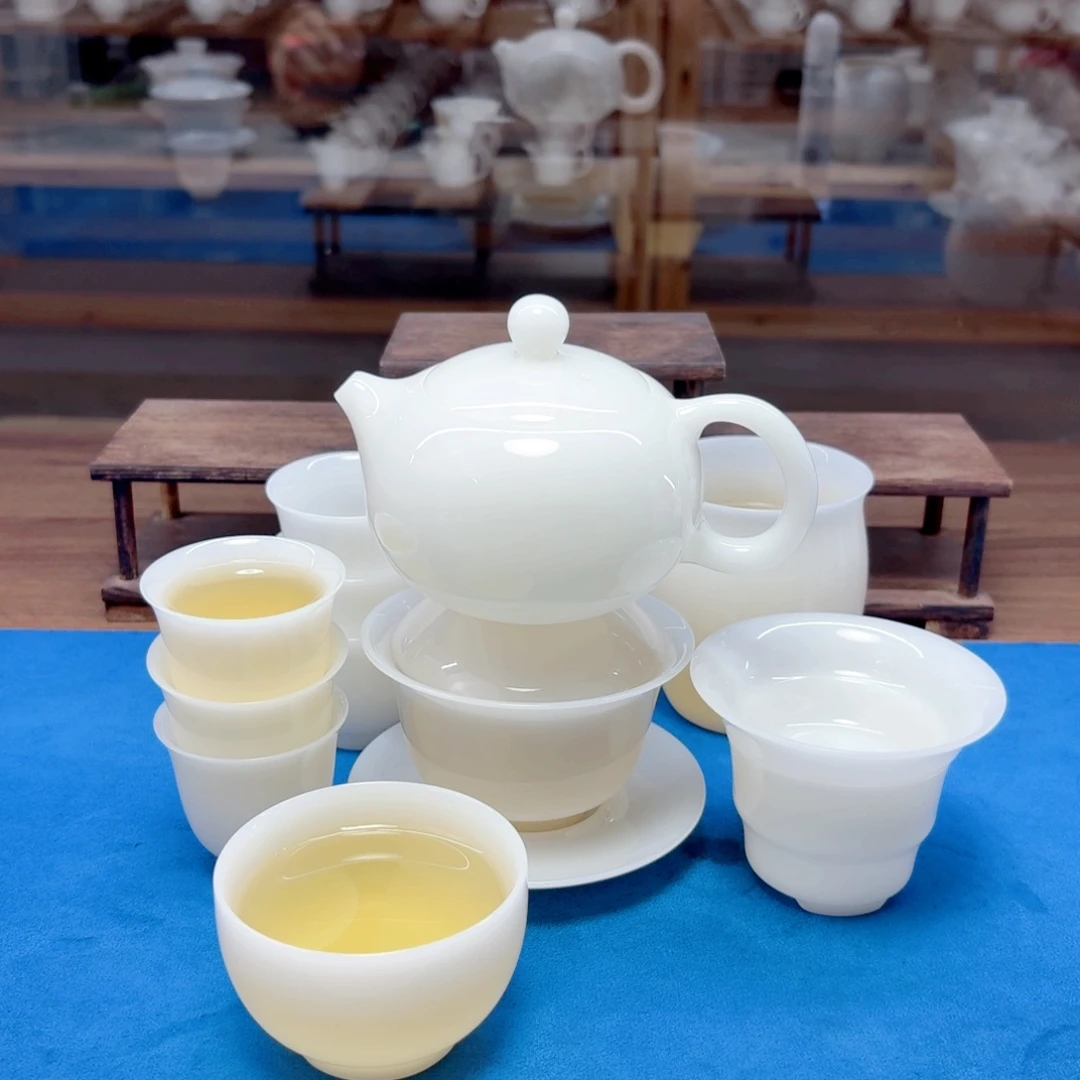 璞玉冰种玉瓷茶具工厂