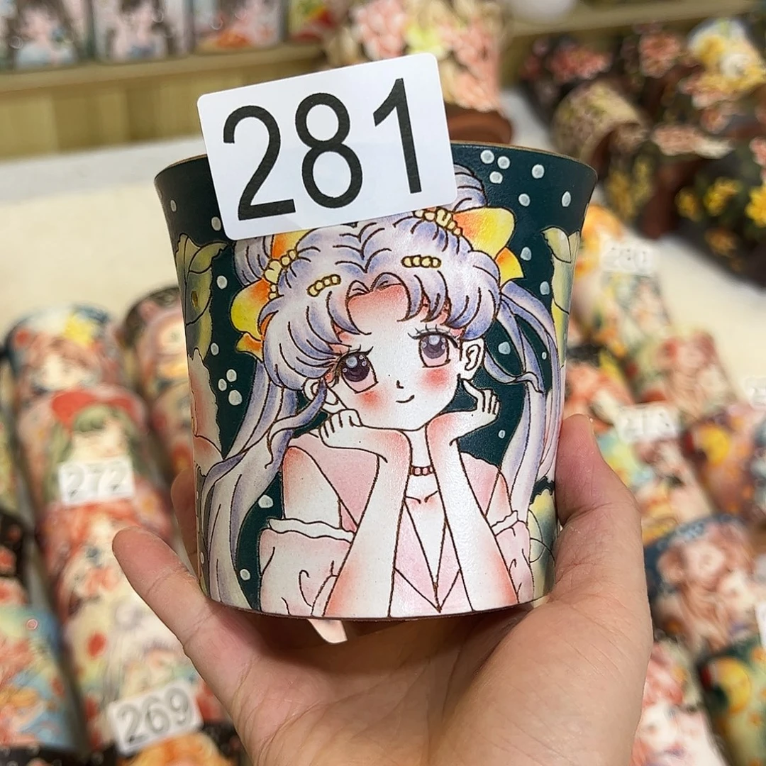 景德镇炫彩手绘口10.5高10