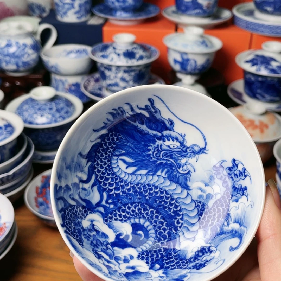 【闪购商品】杯找****了全手工手绘景德镇