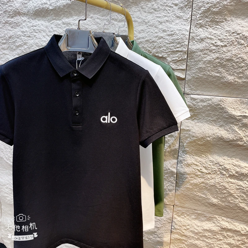 夏季凉感索罗娜新款POLO衫刺绣时尚百搭休闲商务翻领T袖#25112