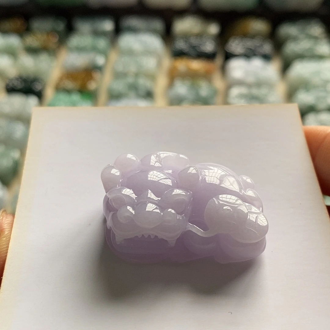 颈饰未镶嵌翡翠天然翡翠貔貅吊坠