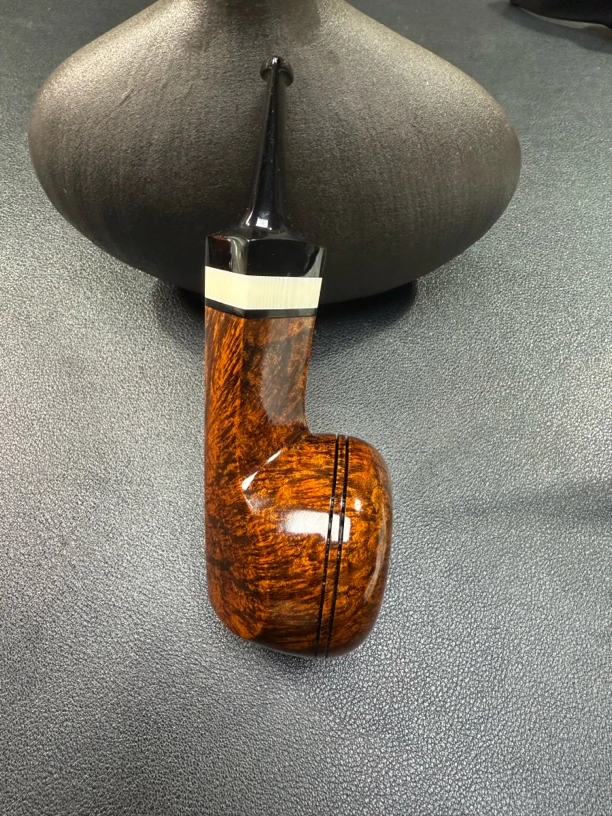 玥杺石楠木牛头烟斗