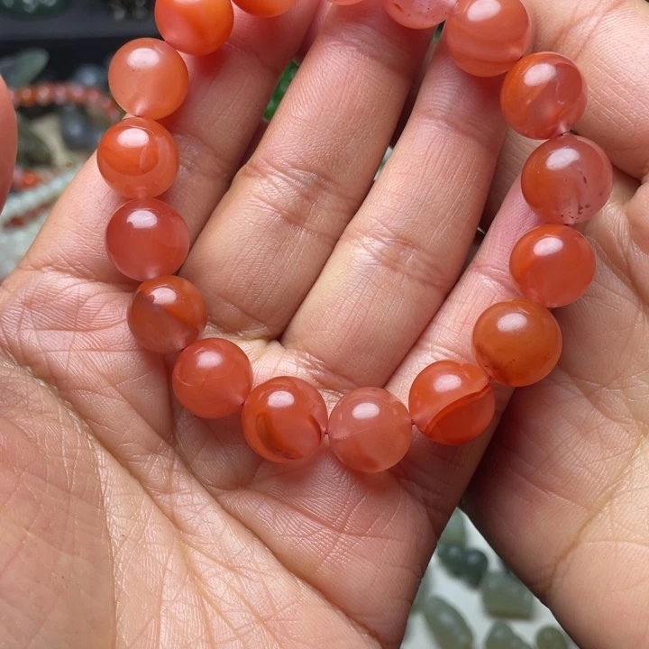 南红玛瑙合金珠宝半成品