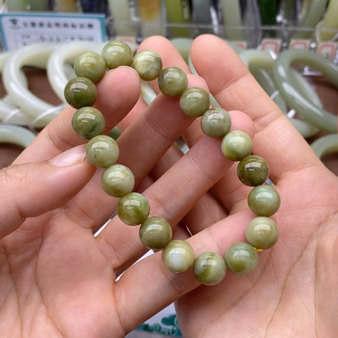 未镶嵌手链和田玉翩**落
