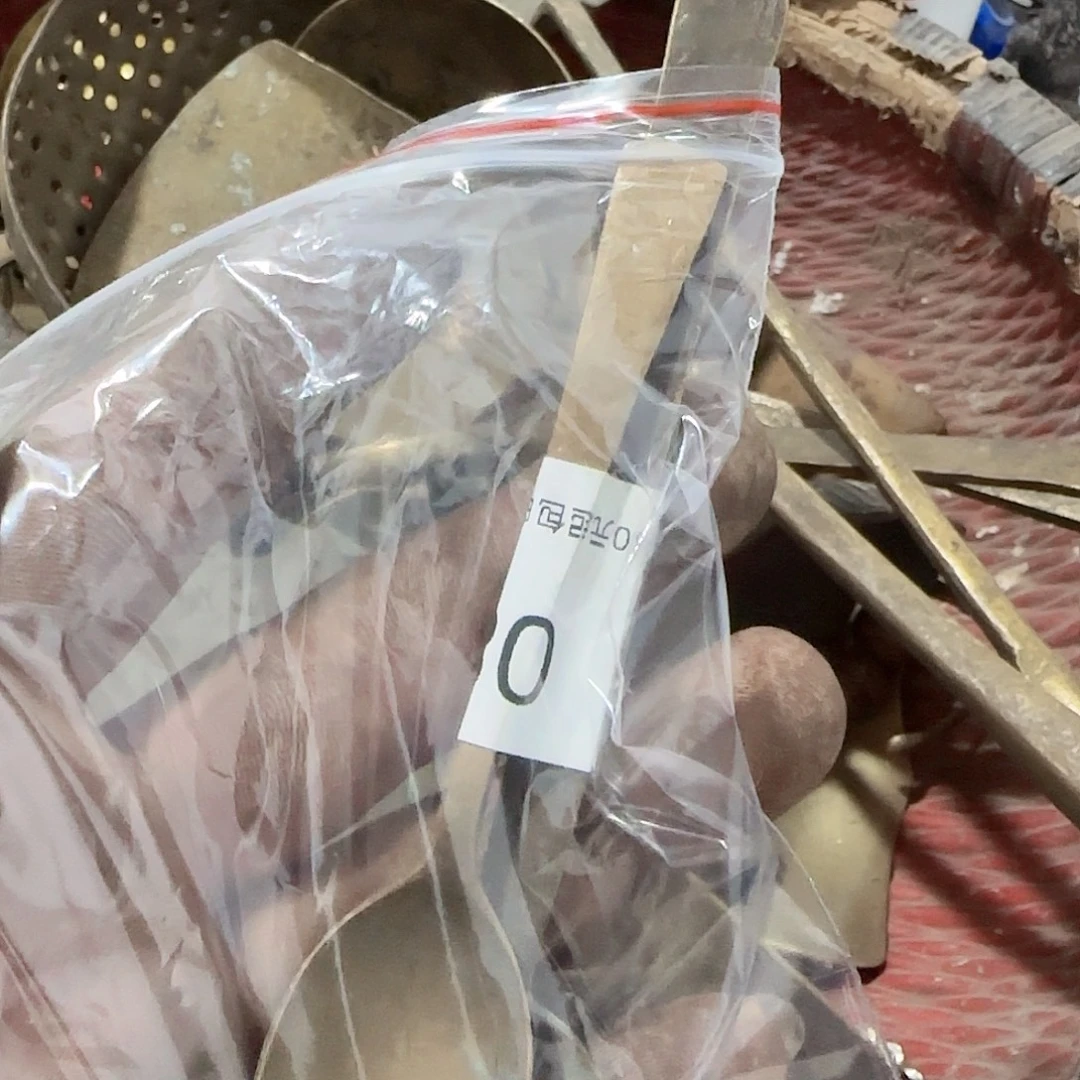 用***7木雅圆工艺小勺两个
