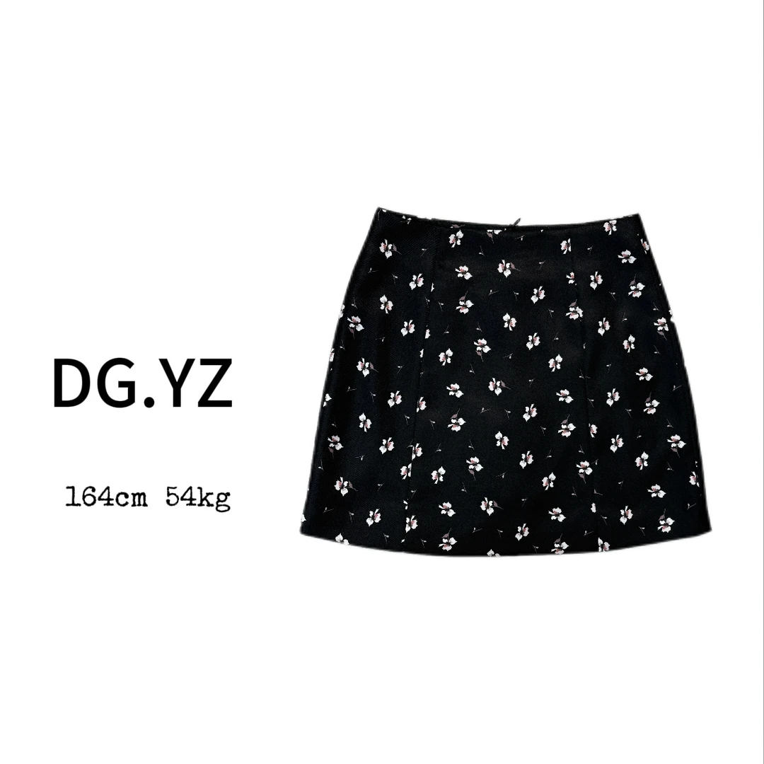 【樱子家】2813F洋气显示碎花半裙