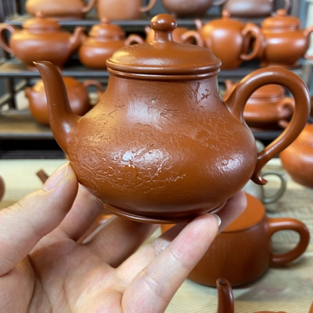 天***龙茶壶紫砂全手工制作工艺流程原料