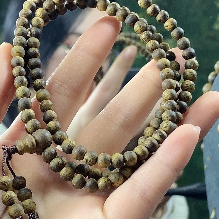 沉香手串奇楠沉香卡5多圈