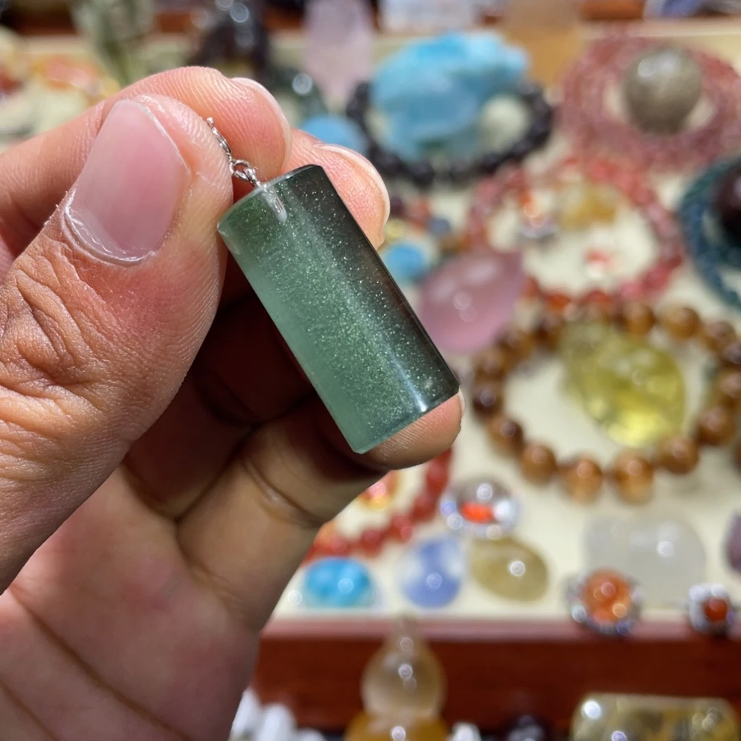 吊坠(不含链)银S925镶嵌水晶