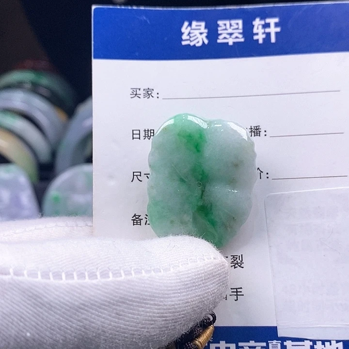 翡翠颈饰未镶嵌吊坠