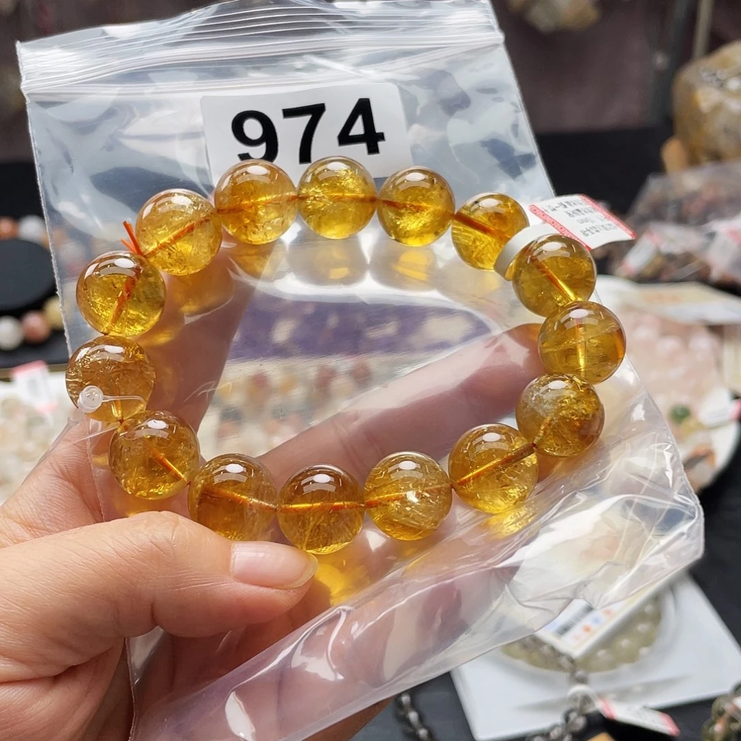 未镶嵌手串水晶手串974。