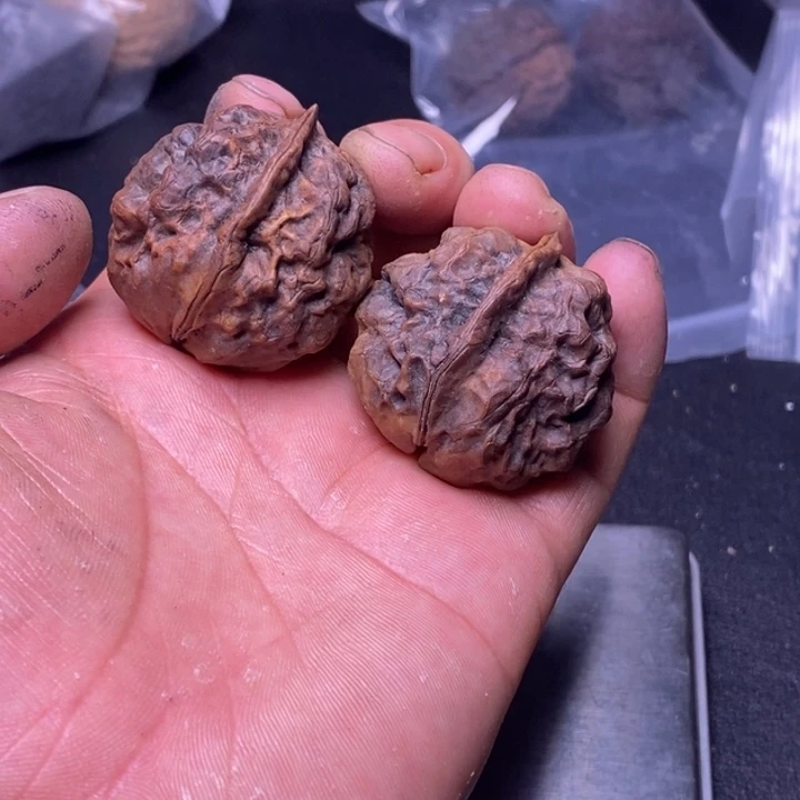 吊坠文玩核桃云南铁核桃直播136号