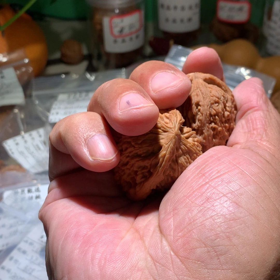 不***弃文玩核桃把件大团圆南疆石    40