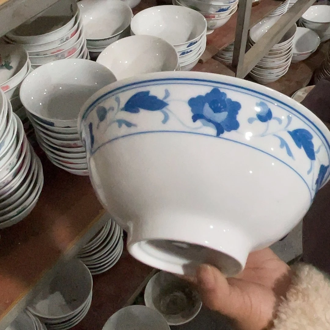 醴陵瓷直播供货基地16.5厘米手绘