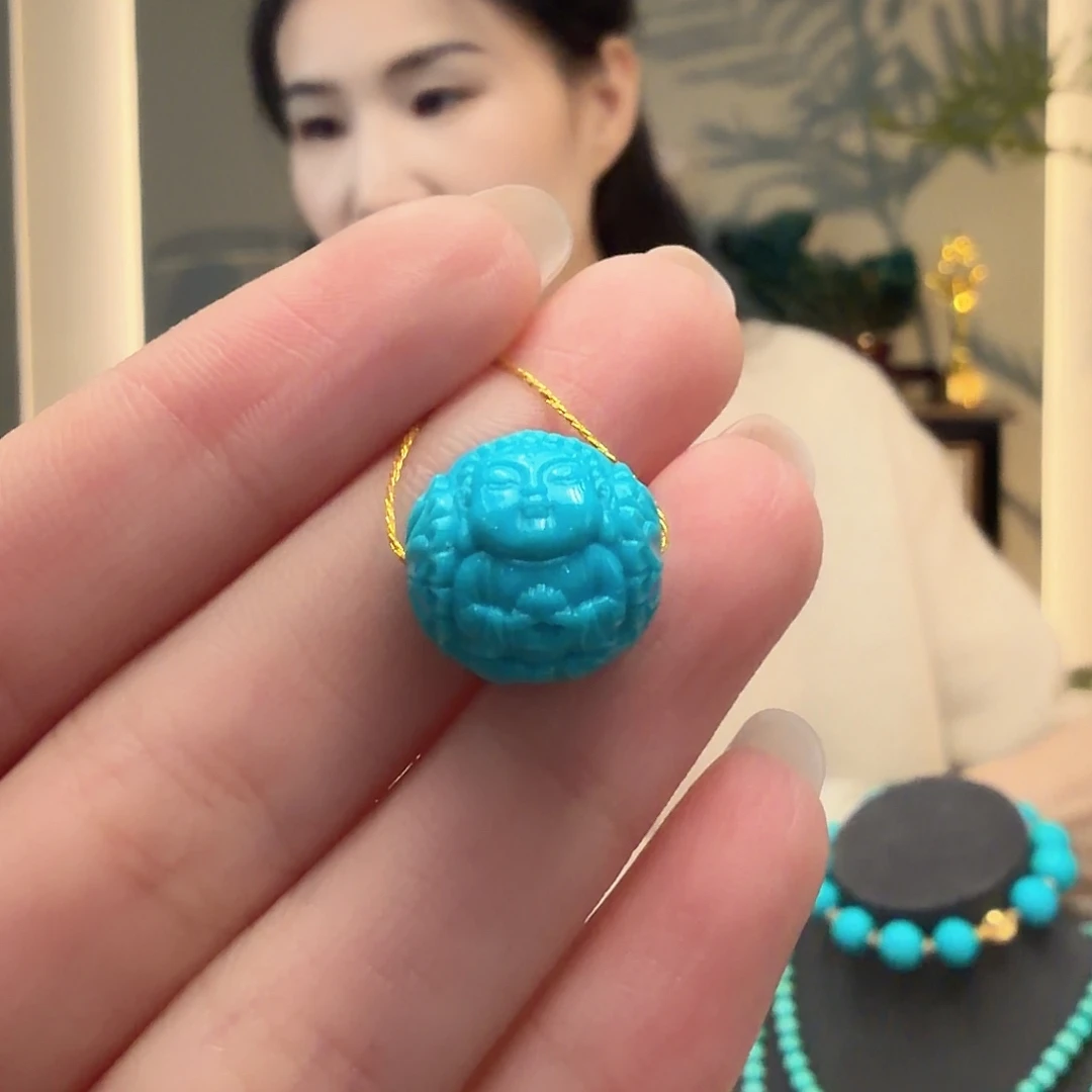 绿松石未镶嵌颈饰