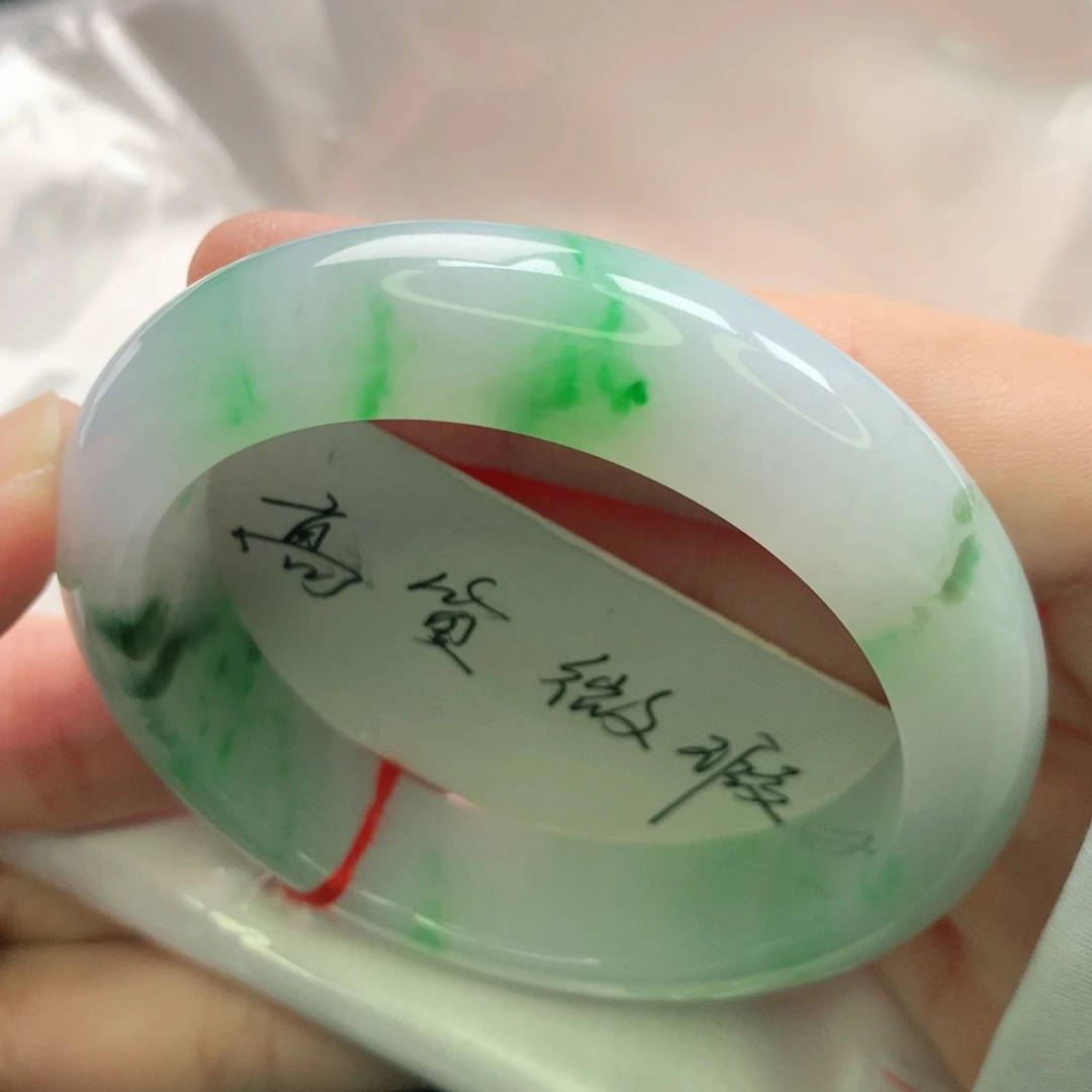 翡翠未镶嵌手镯缅甸5253