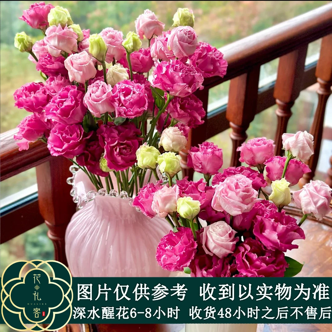 #立深洋草莓花基地直采 顺丰直发