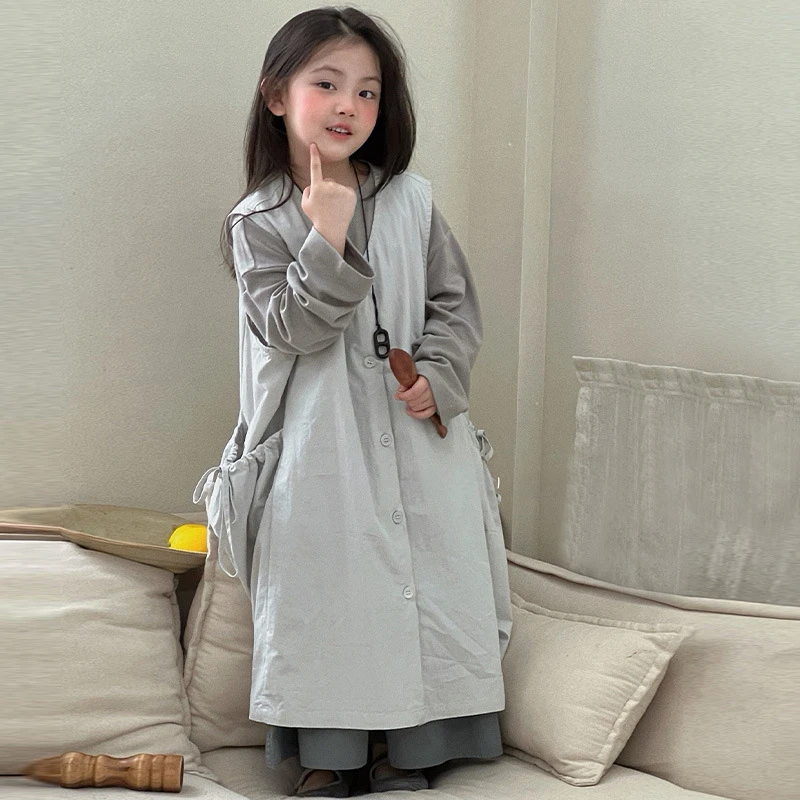 【安安家】女童套装长袖T恤打底衫连衣裙半身裙子三件套R26082