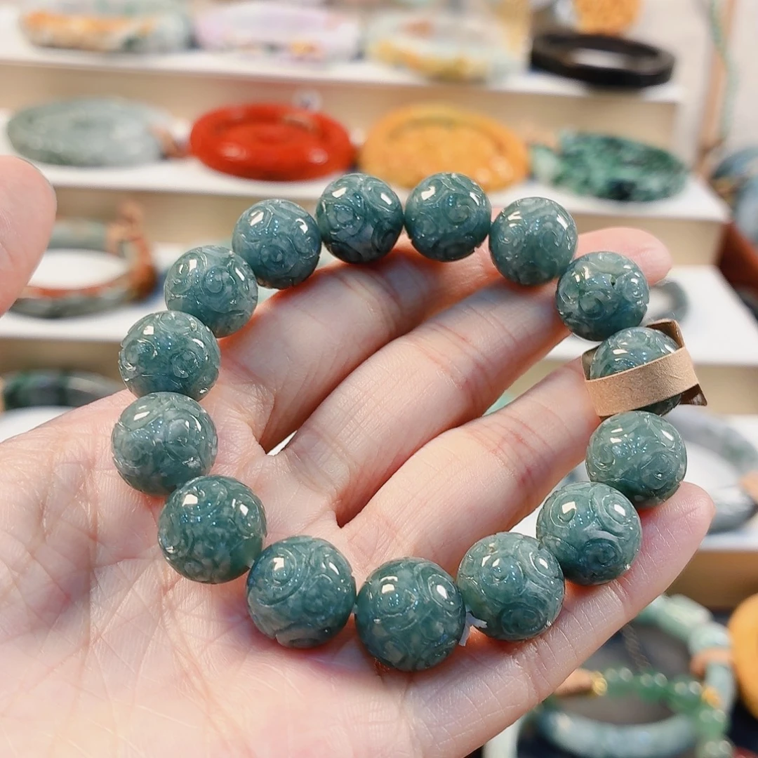 纤***贝翡翠未镶嵌手链手串