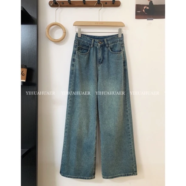 BHH-2110【不挑腿型】东大门韩国原单韩系百搭设计显瘦牛仔裤