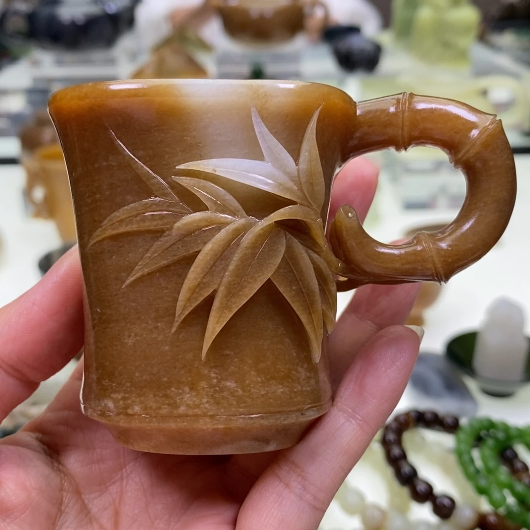 和田玉杯子未镶嵌砥*