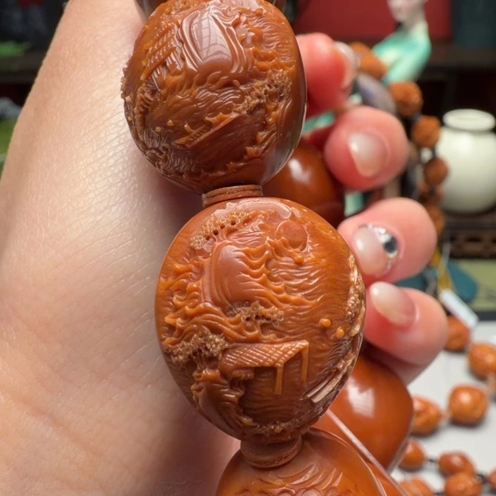 手串/手链橄榄核风景