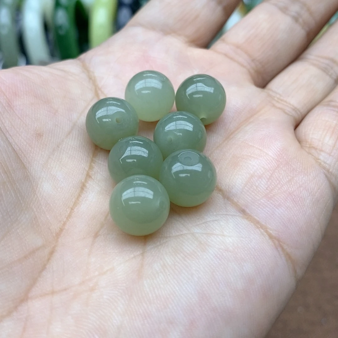 和田玉未镶嵌手镯香*妹