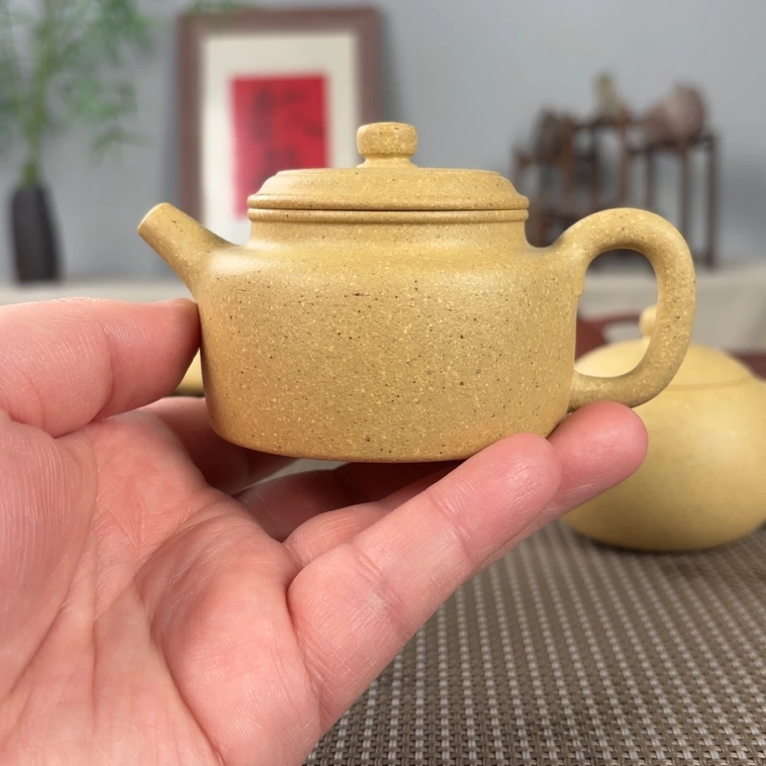 紫砂茶壶微瑕黄龙山原矿紫砂壶