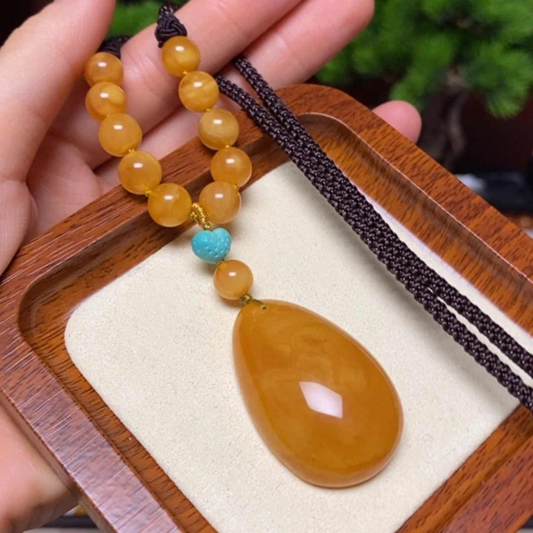 【闪购商品】蜜蜡颈饰未镶嵌项链