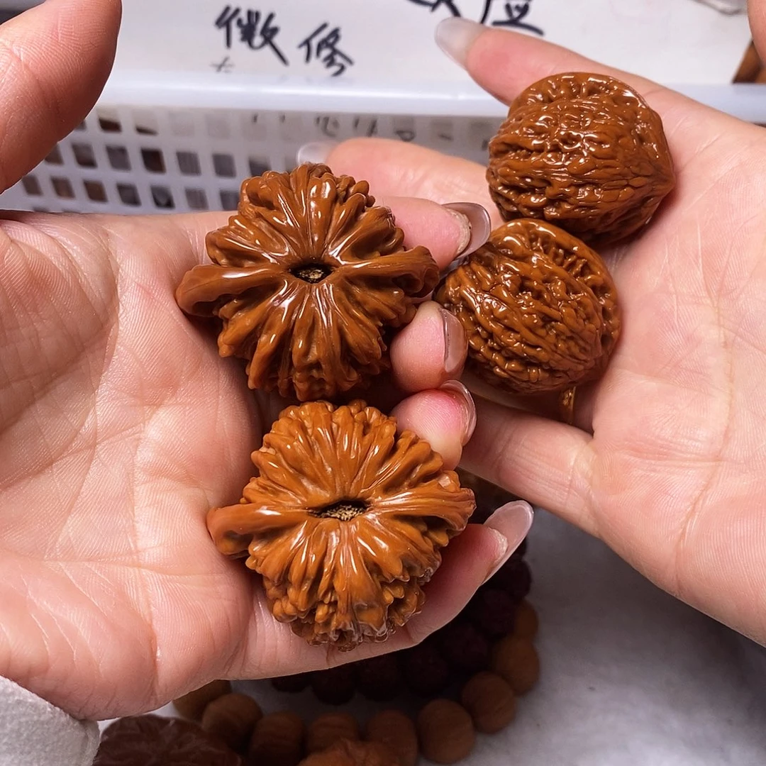 吊坠文玩核桃四座楼44
