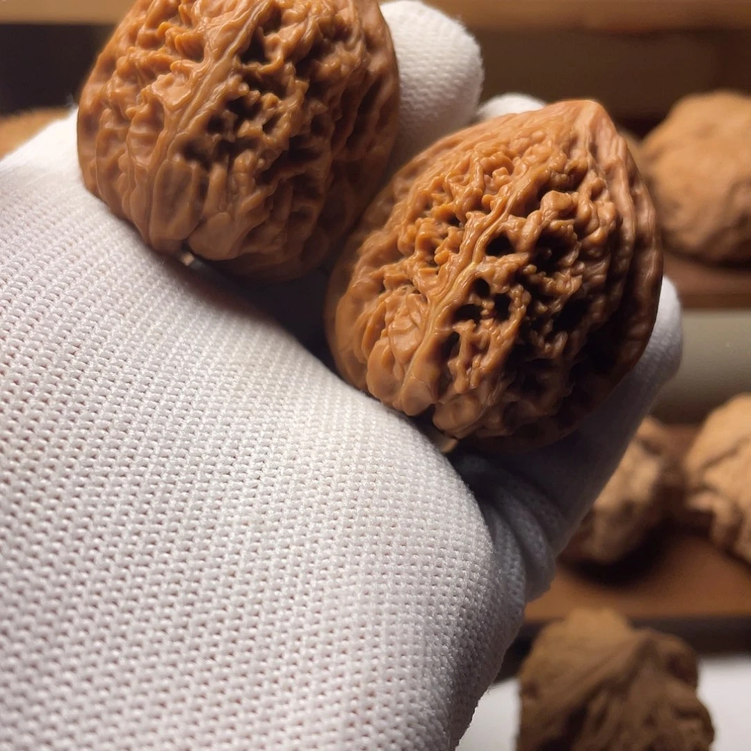 桃核吊坠凤凰台狮子头38