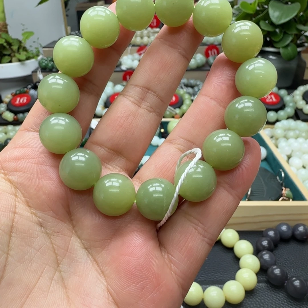 和田玉未镶嵌手链14