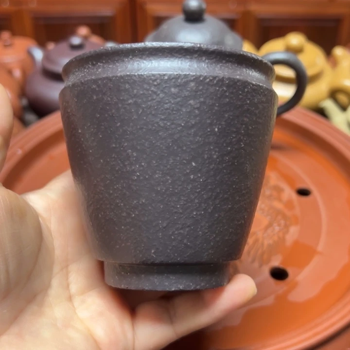 茶杯紫砂宜兴原矿天青