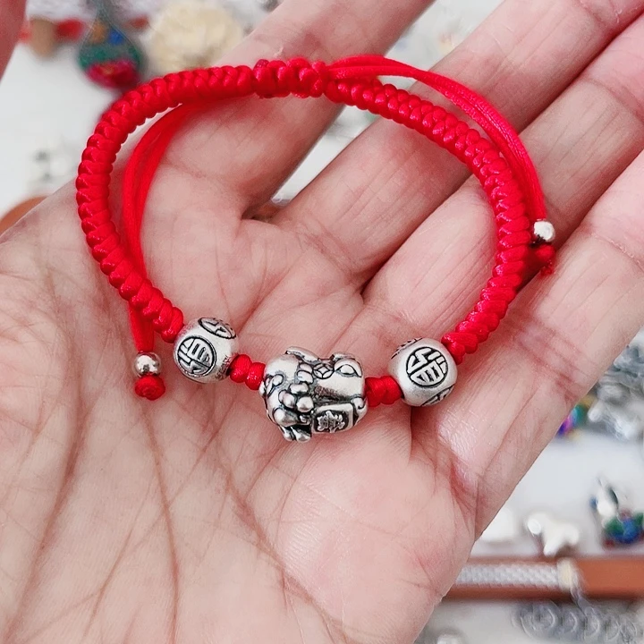 珐琅吊坠足银皮休宝宝