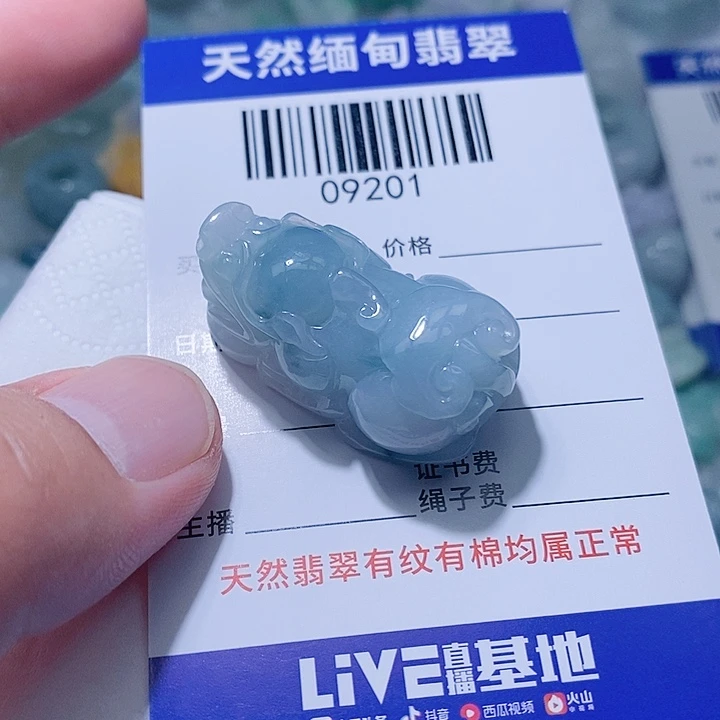 翡翠未镶嵌颈饰小