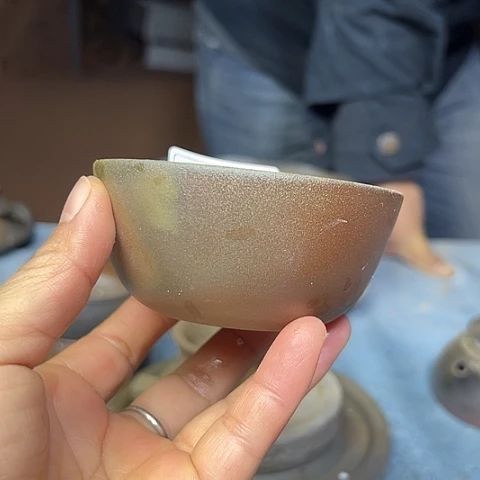 戬谷龙窑柴烧茶杯043