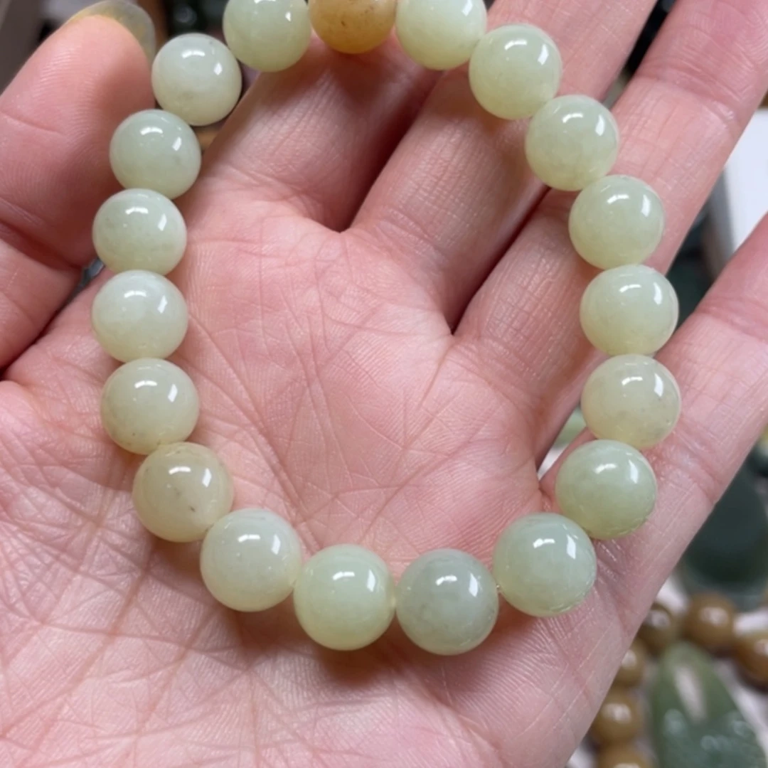 【闪购商品】岫岩老玉（透闪石质玉）手链未镶嵌