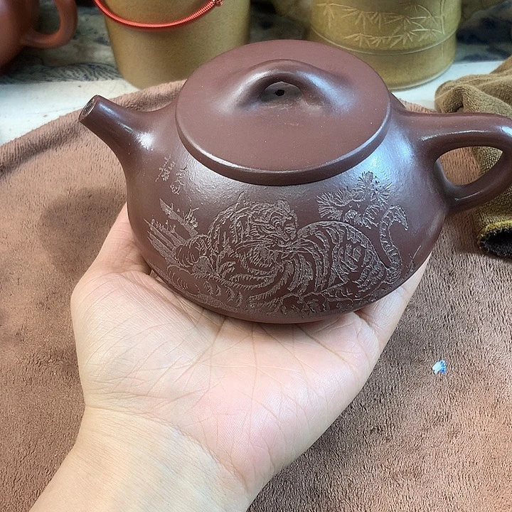茶壶紫砂紫砂微瑕