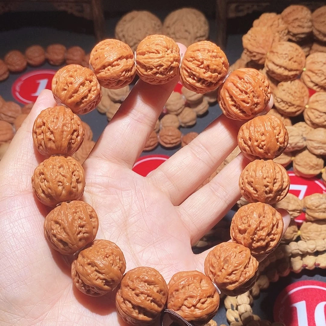 文玩核桃手串22尺珊瑚纹手串