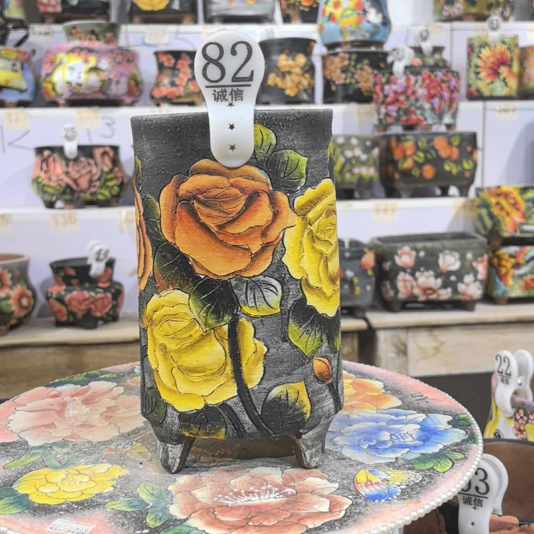久****红泥花盆景德镇花盆